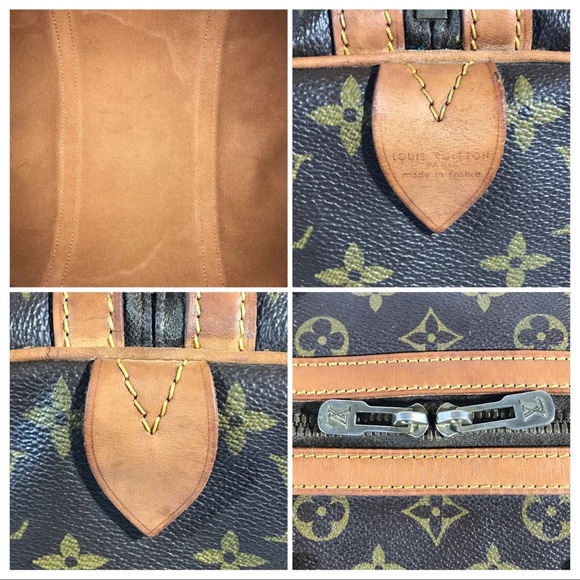 AUTH Louis Vuitton Monogram Bag Boston bag sack souple 35 - Picture 8 of 8